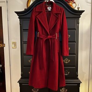 Burgundy Worthington Coat